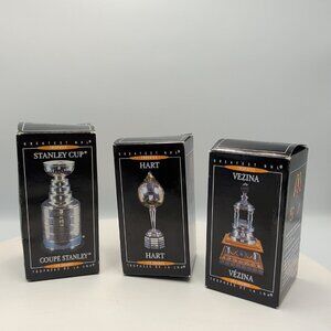 NHL Greatest 2003 McDonald’s Trophies Collection Stanley/Hart/Vezina Cups Boxed